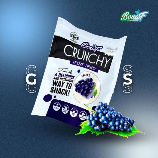 Grapes 40gx60pkts(Doy Pack with zipper) 100% natural